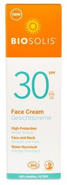 BioSolis Crema solar facial FPS 30