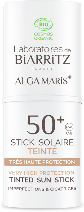 Lab. Biarritz Stick solar con color FPS 50+ Alga Maris