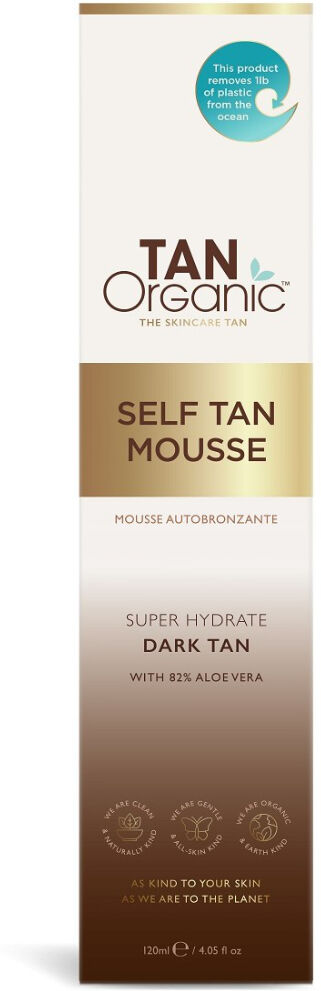 TanOrganic Mousse autobronceadora hidratante - Dark Tan