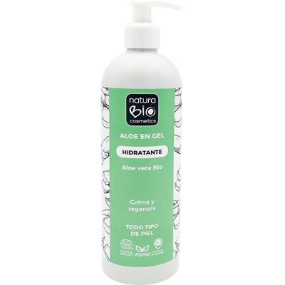 NaturaBIO Cosmetics Gel hidratante de Aloe Vera Bio (500ml.) NaturaBIO Cosmetics Gel hidratante de Aloe Vera Bio (500ml.)