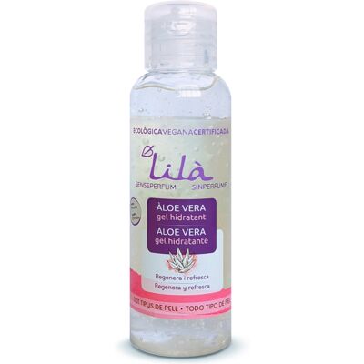 Lilà Cosmètics Aloe Vera gel hidratante sin perfume (100ml.) - NUEVA FÓRMULA Lilà Cosmètics Aloe Vera gel hidratante sin perfume (100ml.) - NUEVA FÓRMULA