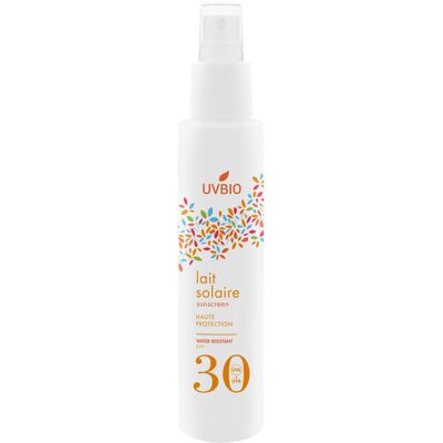 Protector solar SPF 30 orgánico y vegano de Uvbio - Resistente al agua - Cara y cuerpo Protector solar SPF 30 orgánico y vegano de Uvbio - Resistente al agua - Cara y cuerpo