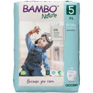 Bambo Nature Pañales de aprendizaje desechables eco-friendly talla 5 XL