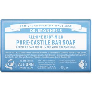 Dr. Bronner's Jabón sólido de Castilla Baby Sin Perfume