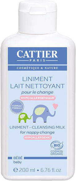 Cattier Linimiento leche limpiadora para el cambio del pañal Baby (200ml.)