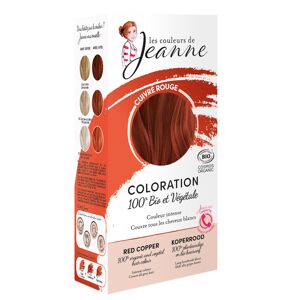 Les couleurs de Jeanne Coloración capilar 100% vegetal Cobre Rojizo