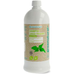 Greenatural Champú ecológico para uso frecuente con Lino y Ortiga (1 litro)