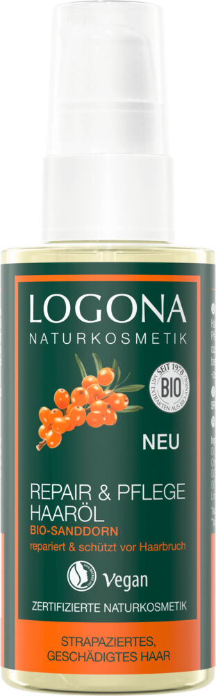 Logona Aceite capilar Reparación y Cuidado con Espino Amarillo