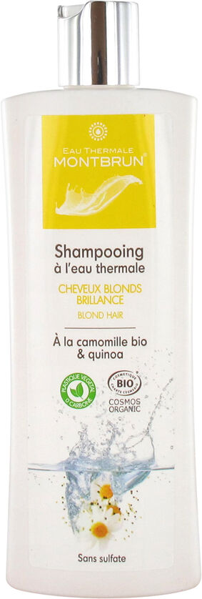 Montbrun Champú con agua termal - brillo para cabello rubio