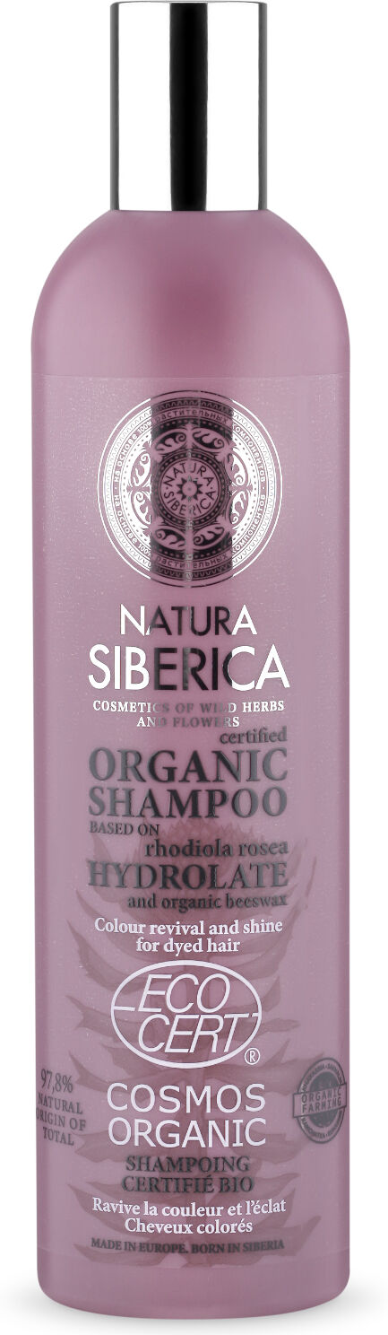 Natura Siberica Champú revitalzación del color y brillo para cabello teñido