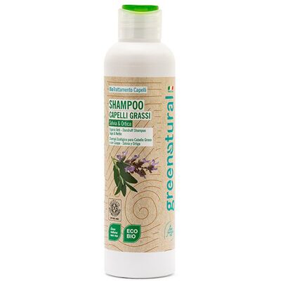 Greenatural Champú anticaspa ecológico de Salvia y Ortiga (250ml.) Greenatural Champú anticaspa ecológico de Salvia y Ortiga (250ml.)