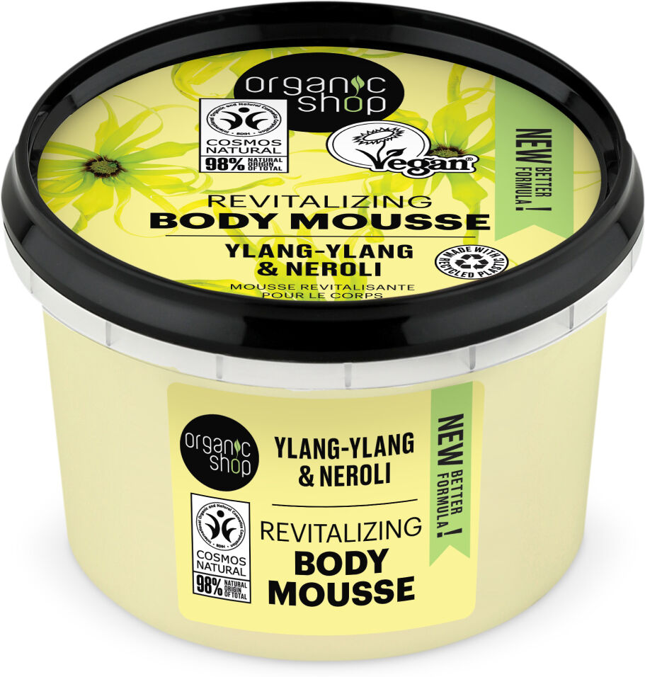 Organic Shop Mousse corporal revitalizante de Ylang Ylang y Nerolí Bio