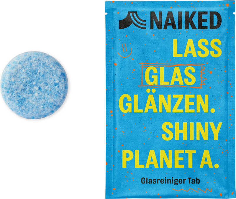 Naiked Limpiacristales en pastilla Let Glassd Shine. Shiny Planet A