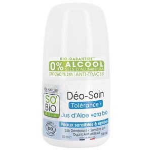 SO'BiO étic Desodorante roll-on alta tolerancia con Aloe Vera Bio