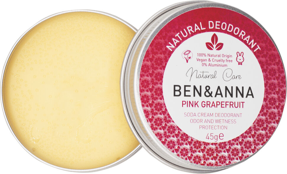 Ben&Anna Desodorante natural de bicarbonato en lata - Pink Grapefruit