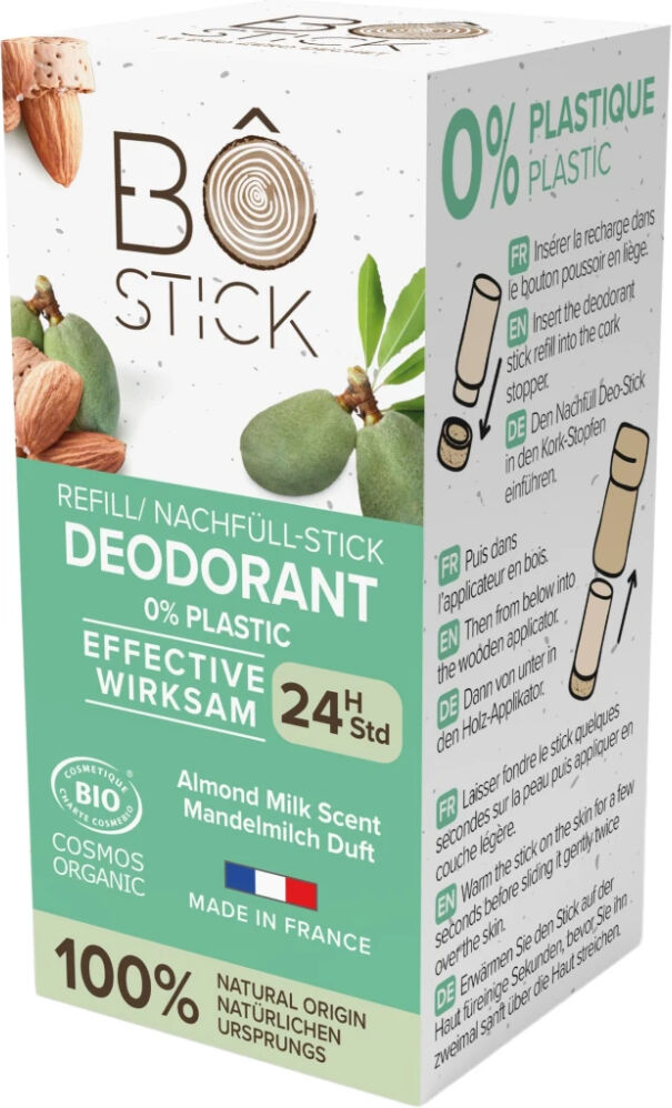 BÔ Stick Recarga de desodorante sólido - Leche de Almendras