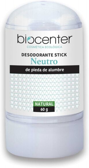 Biocenter Desodorante Stick Neutro de piedra de alumbre Natural