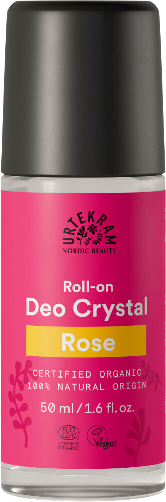 Urtekram Desodorante Crystal roll-on de Rosa