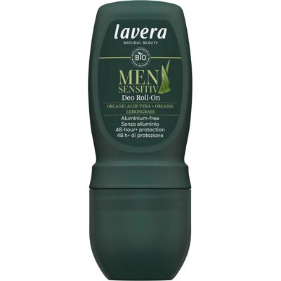 Lavera Desodorante roll-on 48 horas con Aloe Vera y Lemongrass Men Sensitive Lavera Desodorante roll-on 48 horas con Aloe Vera y Lemongrass Men Sensitive