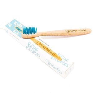 Nordics Cepillo de dientes de bambú para niños - azul