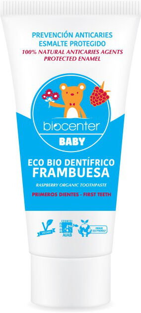 Biocenter Dentífrico Eco-Bio de Frambuesa Baby