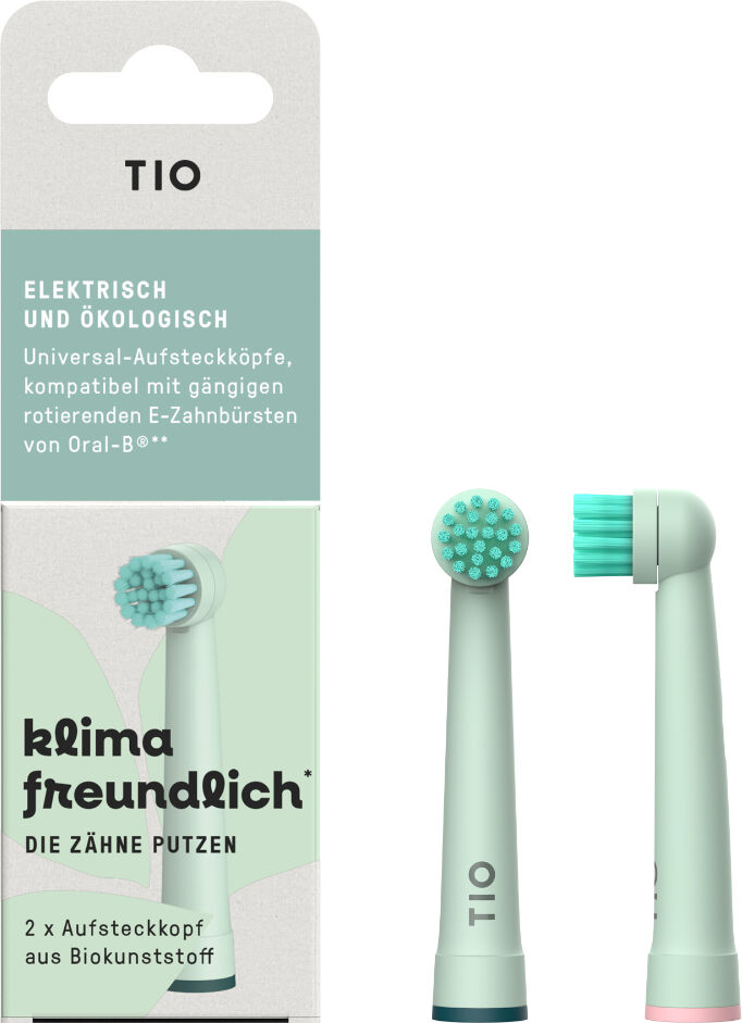 Cabezales de bioplástico para cepillo de dientes eléctrico Tiomatik