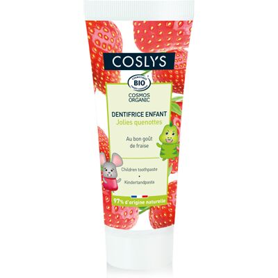 Coslys Pasta de Dientes Infantil de Fresa Ecológica - Sin Fluor Coslys Pasta de Dientes Infantil de Fresa Ecológica - Sin Fluor