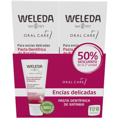 Weleda Duplo Pasta dentífrica de Ratania Weleda Duplo Pasta dentífrica de Ratania