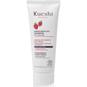 Kueshi Naturals Crema de manos de Fresa con Aloe Vera