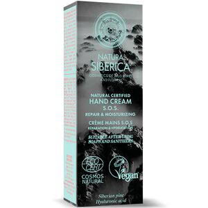 Natura Siberica Crema de manos SOS reparación e hidratación (75ml.)