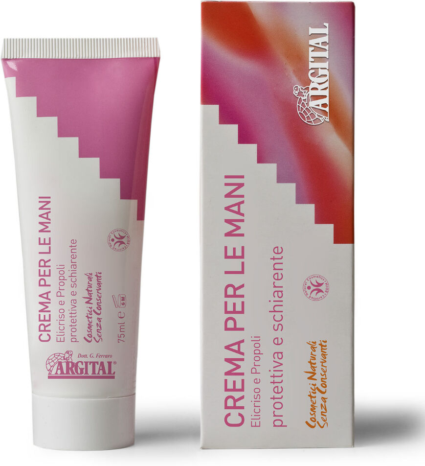 Argital Crema de manos protectora y aclarante con Helicrisio y Propóleo