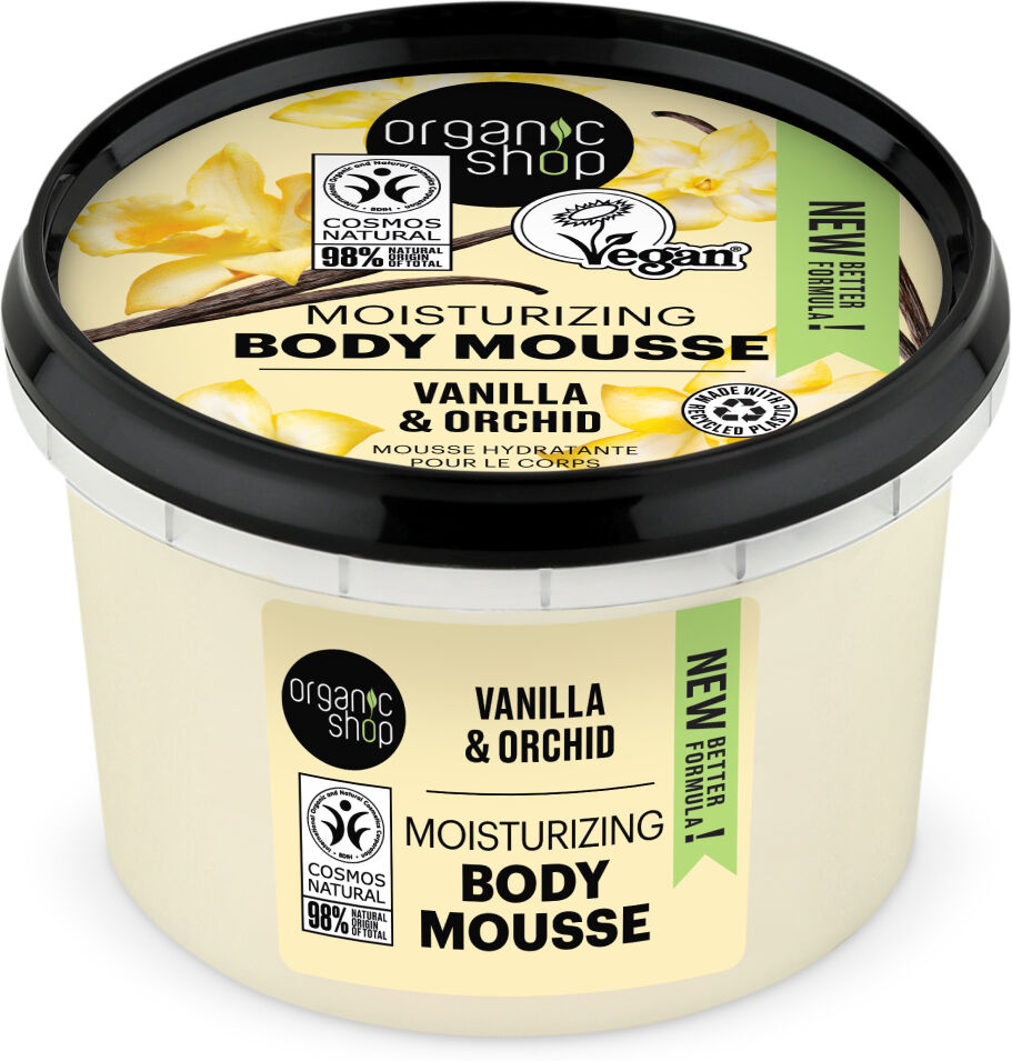 Organic Shop Mousse corporal hidratante - Vainilla y Orquídea