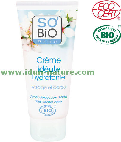 Crema hidratante para cara y cuerpo SO'BIO ÉTIC Idéale