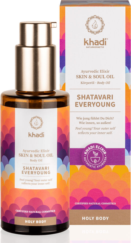 Khadi Aceite corporal ayurvédico Shatavari Everyoung (100ml.)