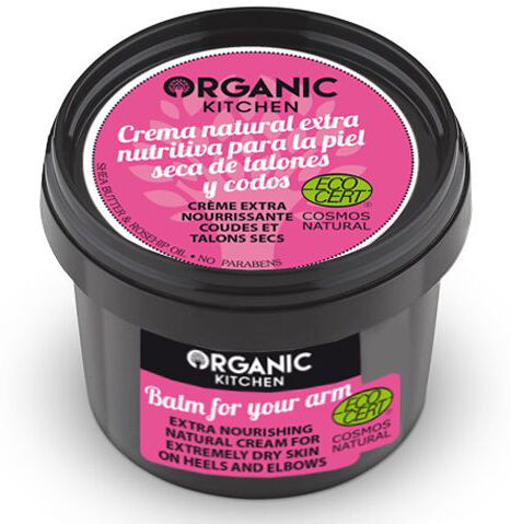 Organic Kitchen Crema natural extra nutritiva para piel seca de talones y codos Balm for your arm