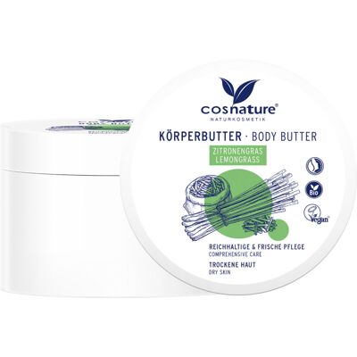 Cosnature Manteca corporal hidratante con Lemongrass para piel seca Cosnature Manteca corporal hidratante con Lemongrass para piel seca