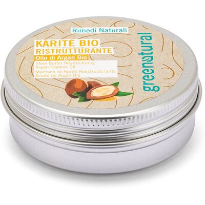 Greenatural Manteca de Karité Bio reestructurante con aceite de Argán Bio Greenatural Manteca de Karité Bio reestructurante con aceite de Argán Bio