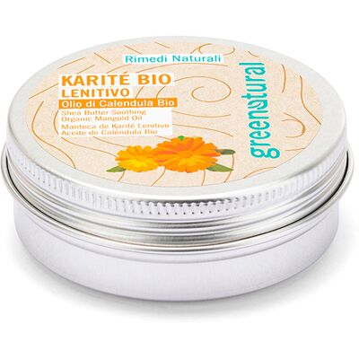 Greenatural Manteca de Karité Bio lenitiva con aceite de Caléndula Bio Greenatural Manteca de Karité Bio lenitiva con aceite de Caléndula Bio