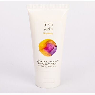 Amapola bio·cosmetics Crema de manos y pies de Caléndula y Pomelo (50ml.) Amapola bio·cosmetics Crema de manos y pies de Caléndula y Pomelo (50ml.)