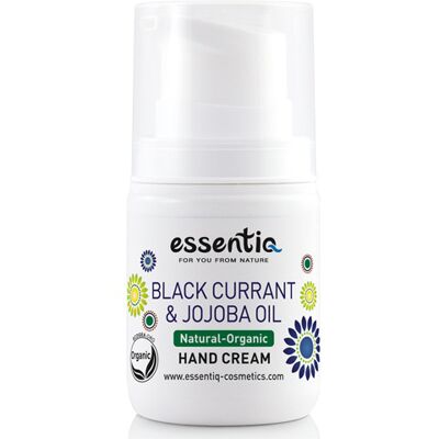 Essentiq Crema de manos de Grosella Negra y aceite de Jojoba Essentiq Crema de manos de Grosella Negra y aceite de Jojoba