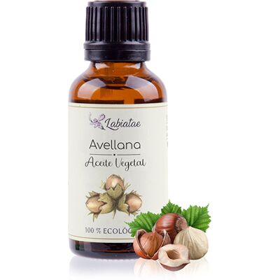Labiatae Aceite Vegetal Ecológico de Avellana (30ml.) Labiatae Aceite Vegetal Ecológico de Avellana (30ml.)