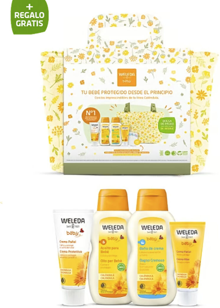 Weleda Set Bienvenido Bebé con Caléndula Baby