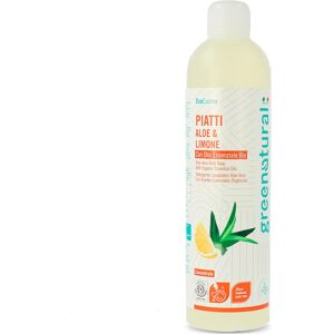 Greenatural Lavavajillas líquido delicado a mano con Aloe Vera y Limón (500ml.)