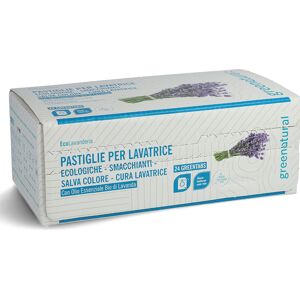 Greenatural Detergente en pastillas de Lavanda para lavadora