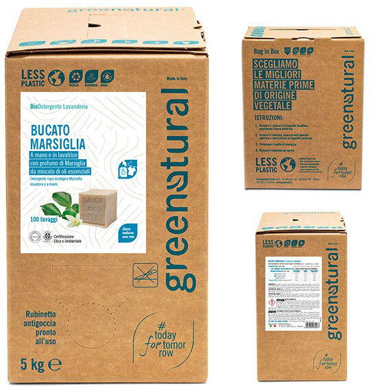 Greenatural Detergente líquido concentrado de jabón de Marsella (5Kg.)