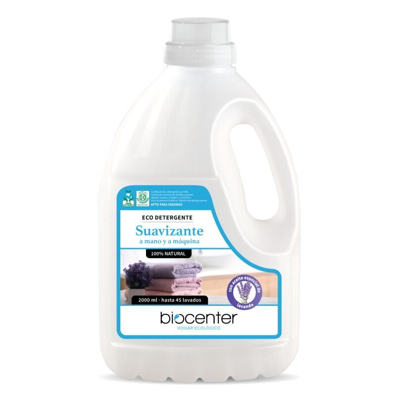 Biocenter Eco suavizante ecológico con aceite esencial de Lavanda (2 litros)
