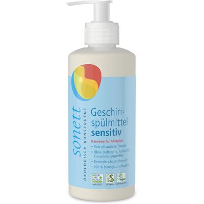 Sonett Lavavajillas líquido a mano - Sensitive (300ml.) Sonett Lavavajillas líquido a mano - Sensitive (300ml.)