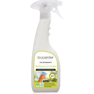 Biocenter Eco detergente multiusos y cristales con oxígeno activo (750ml.) Biocenter Eco detergente multiusos y cristales con oxígeno activo (750ml.)
