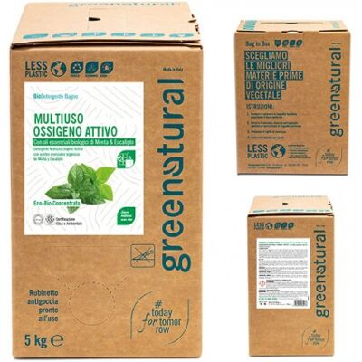 Greenatural Detergente multiusos con oxígeno activo (5Kg.) Greenatural Detergente multiusos con oxígeno activo (5Kg.)