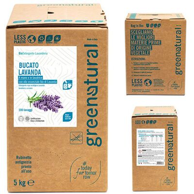 Greenatural Detergente líquido eco concentrado de Lavanda (5Kg.) Greenatural Detergente líquido eco concentrado de Lavanda (5Kg.)